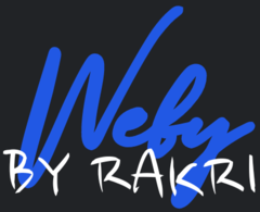 weby by rakri logo d